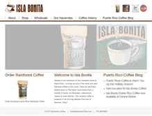 Tablet Screenshot of coffeepuertorico.com